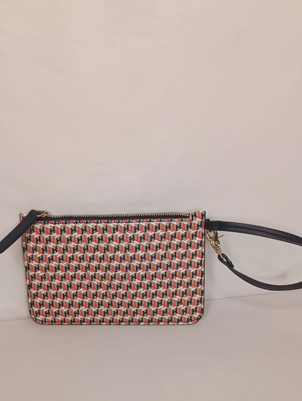 Tommy Hilfiger Monogram Wristlet Wallet Women's Coin Purse